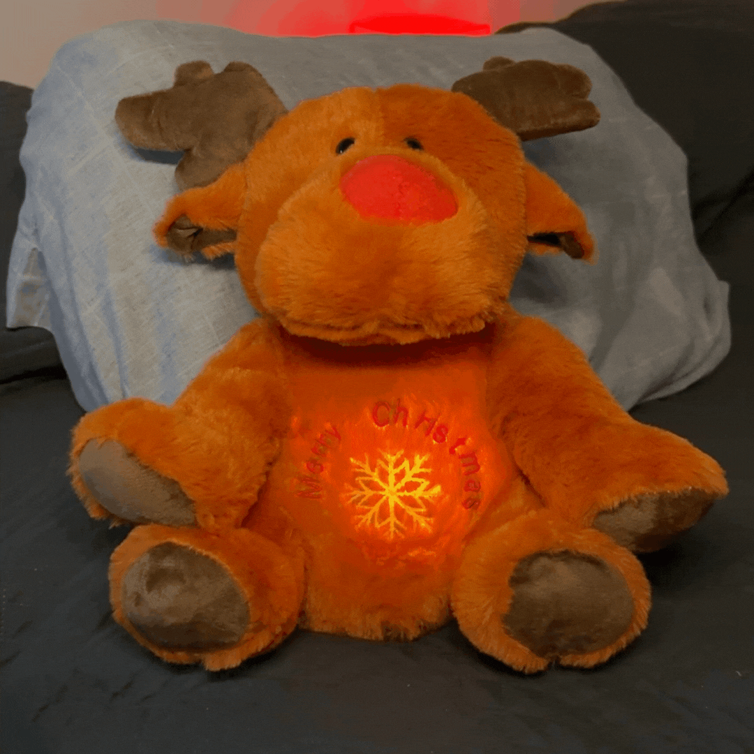 SnugRein™ Breathing Reindeer Plush
